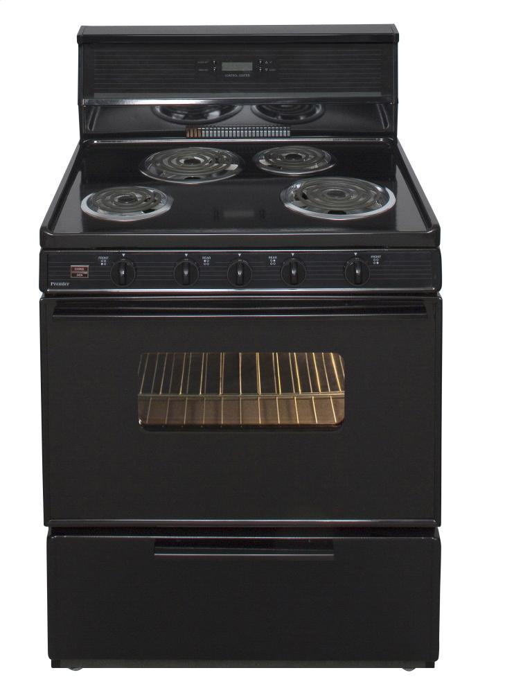 Premier EDK240BP 30 in. Freestanding Electric Range in Black