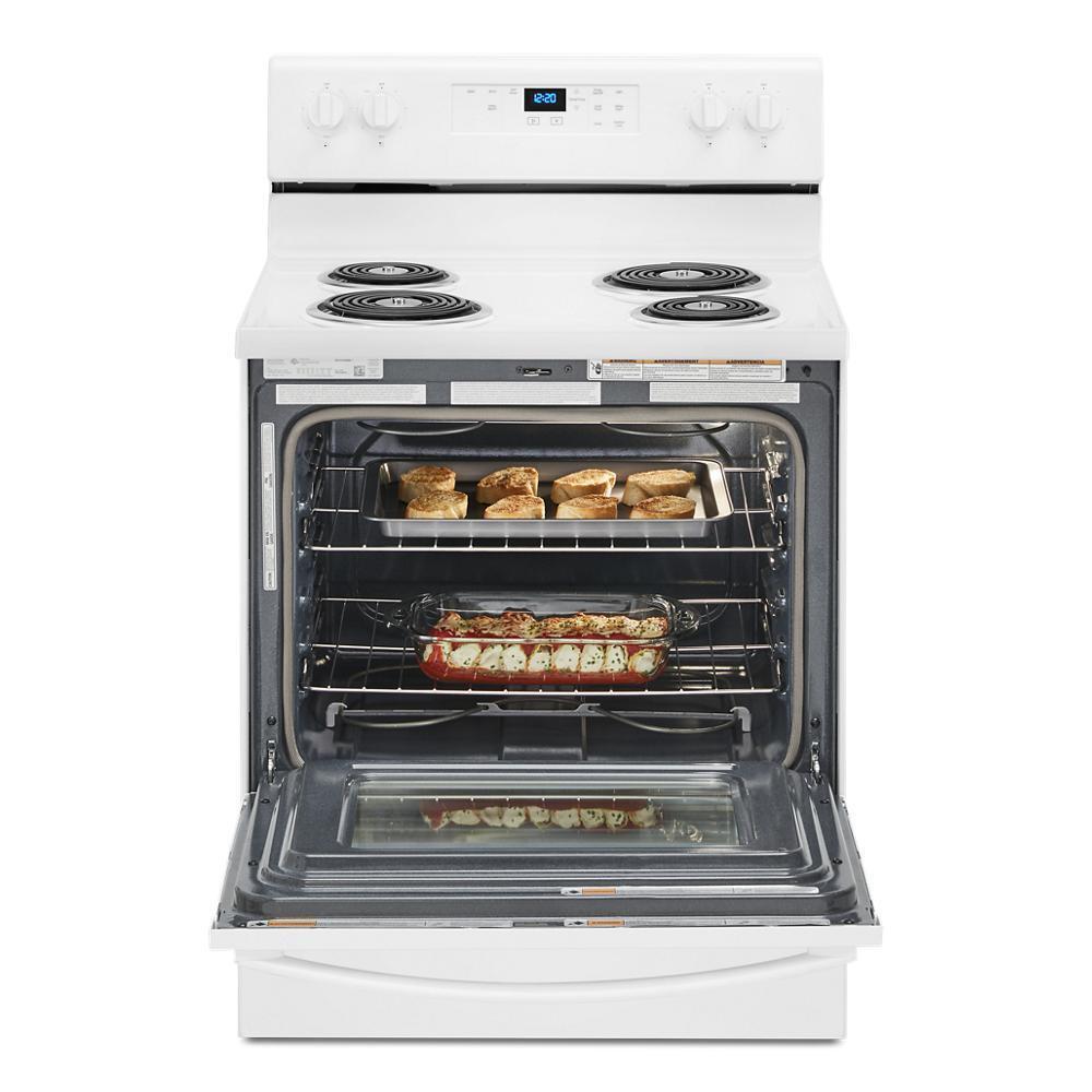 Whirlpool WFC315S0JW 4.8 cu. ft. Electric Range with Keep Warm setting