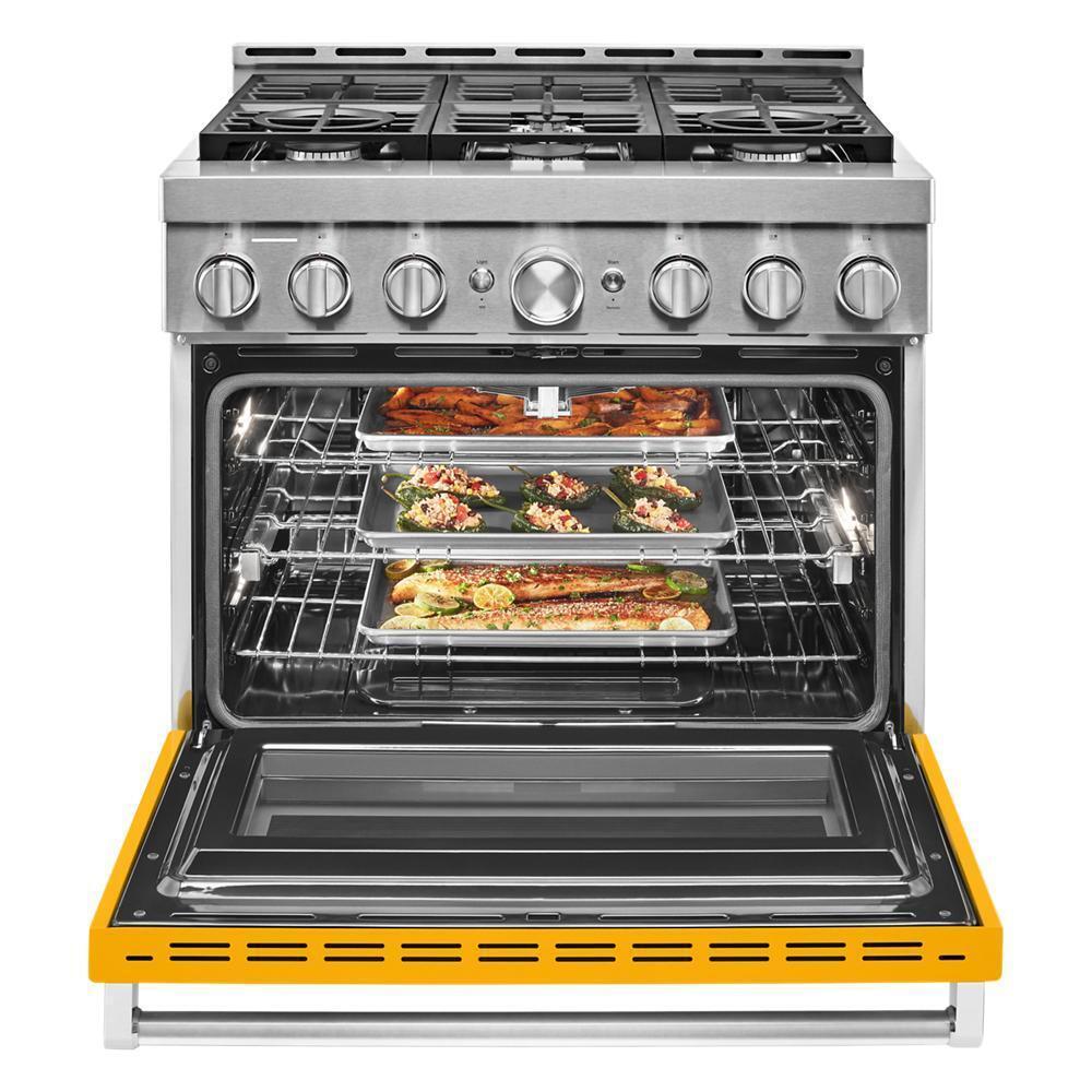 KFGC506JYP KitchenAid® 36'' Smart Commercial-Style Gas Range with 6 Burners