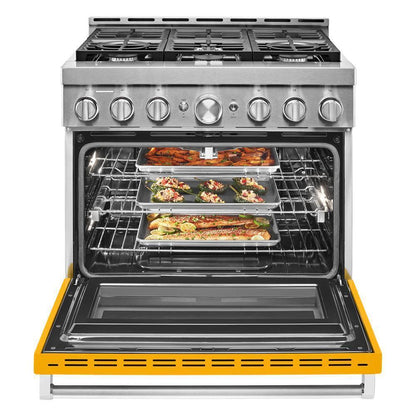 KFGC506JYP KitchenAid® 36'' Smart Commercial-Style Gas Range with 6 Burners