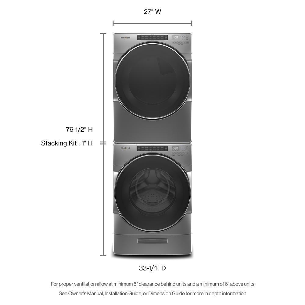 Whirlpool 7.4 Cu. Ft. Electric Wrinkle Shield Dryer with Steam