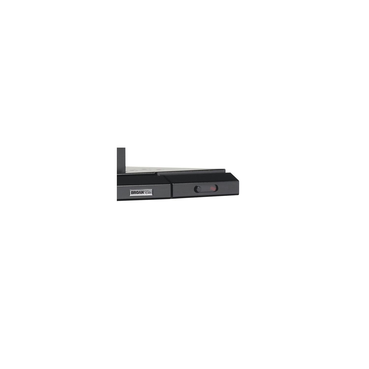 Broan 153023 DISCONTINUED-Broan® Elite 30-Inch Under-Cabinet Slide-Out Range Hood w/ Light, Black