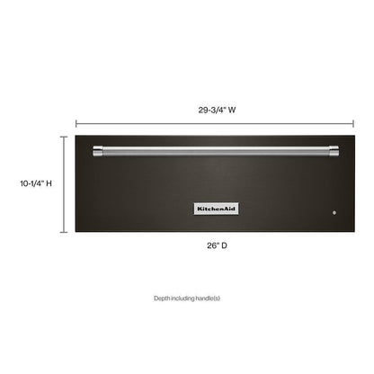Kitchenaid KOWT100EBS 30'' Slow Cook Warming Drawer with PrintShield™ Finish
