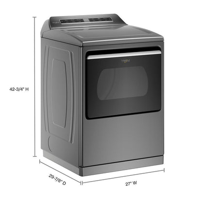 Whirlpool WED7120HC 7.4 cu. ft. Smart Top Load Electric Dryer
