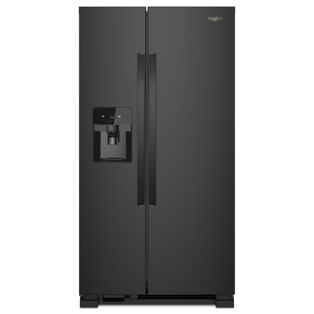 Whirlpool WRS321SDHB 33-inch Wide Side-by-Side Refrigerator - 21 cu. ft.