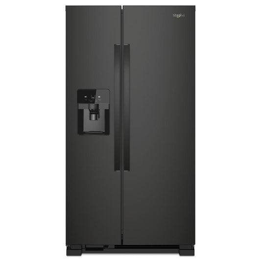 Whirlpool WRS321SDHB 33-inch Wide Side-by-Side Refrigerator - 21 cu. ft.
