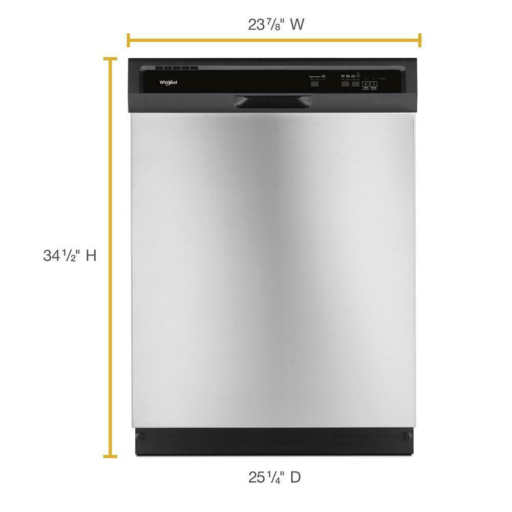 Heavy-Duty Dishwasher with 1-Hour Wash Cycle