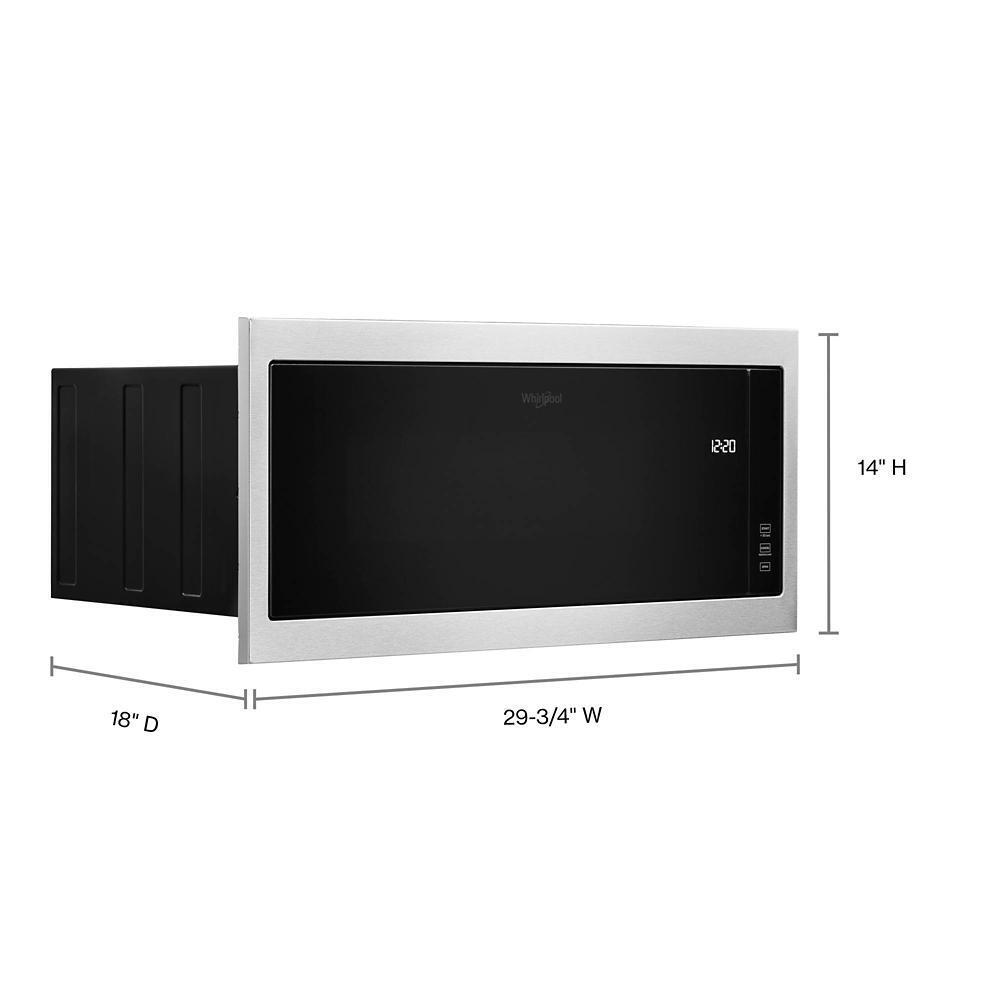 Whirlpool 1.1 cu. ft. Built-In Microwave with Slim Trim Kit - 14" Height