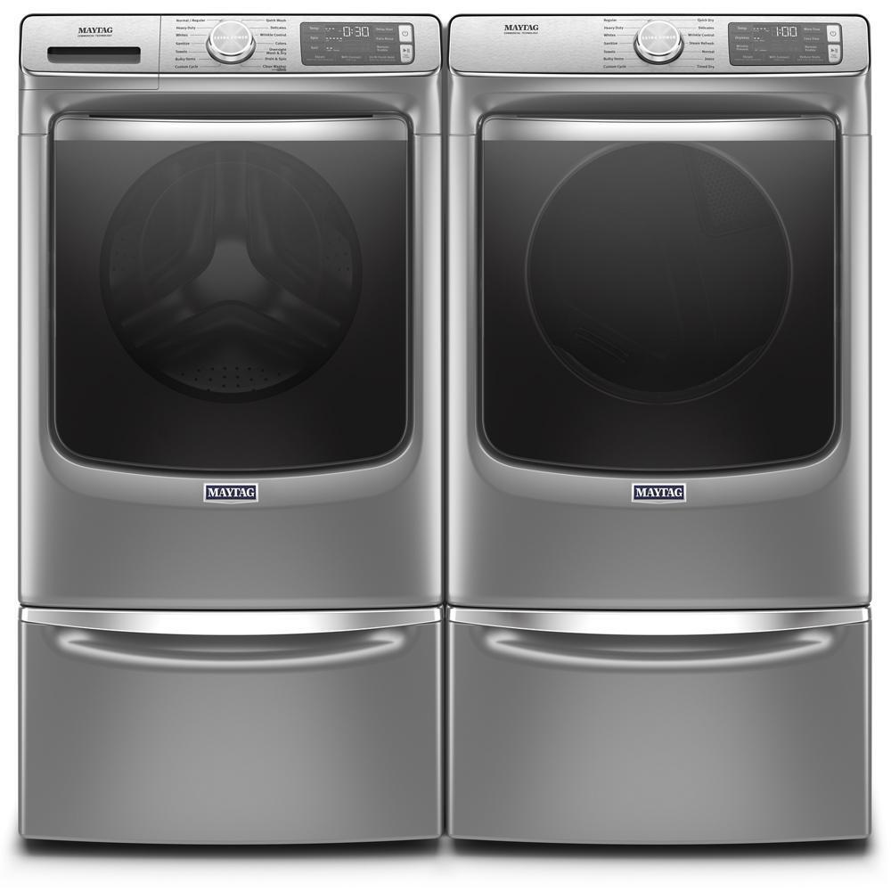 Maytag MED8630HC Smart Front Load Electric Dryer with Extra Power and Advanced Moisture Sensing Plus - 7.3 cu. ft.