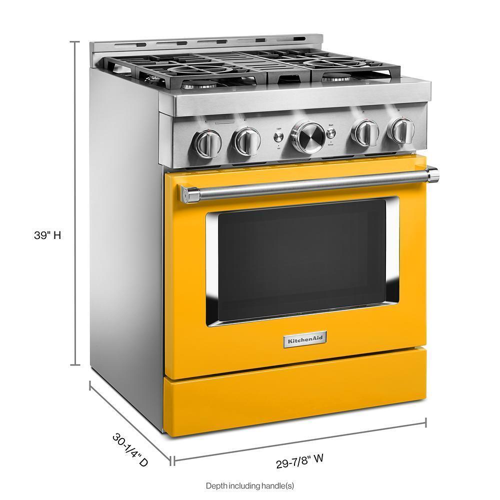 KFGC500JYP KitchenAid® 30'' Smart Commercial-Style Gas Range with 4 Burners