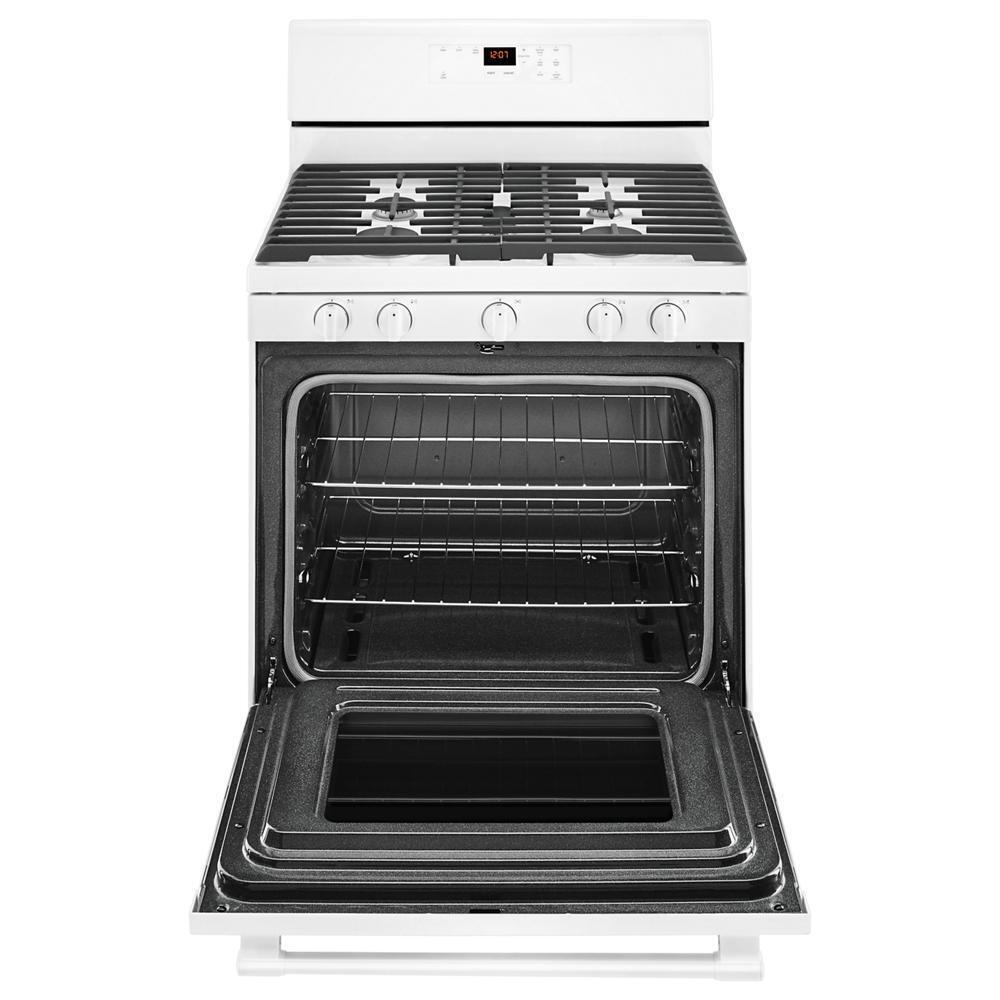 Maytag MGR6600FW 30-inch Wide Gas Range With 5th Oval Burner - 5.0 Cu. Ft.