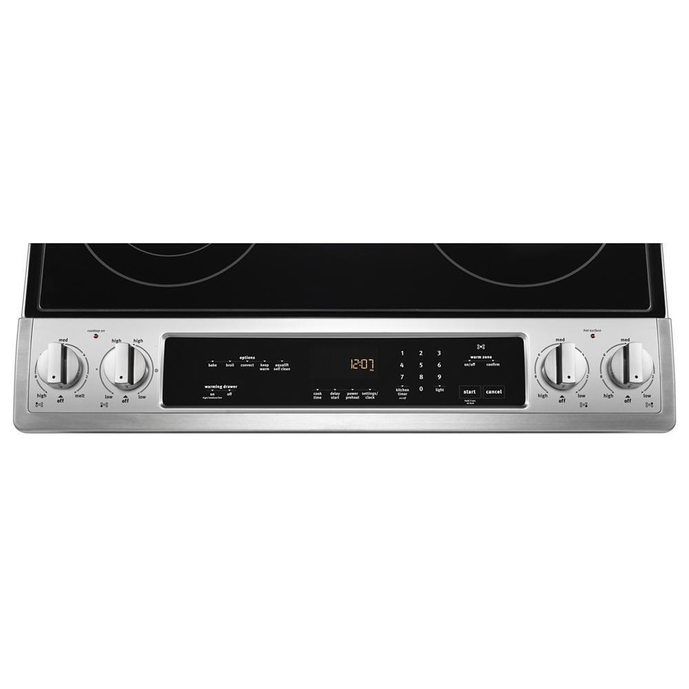 Maytag 30-Inch Wide Slide-In Electric Range With True Convection And Fit System - 6.4 Cu. Ft.