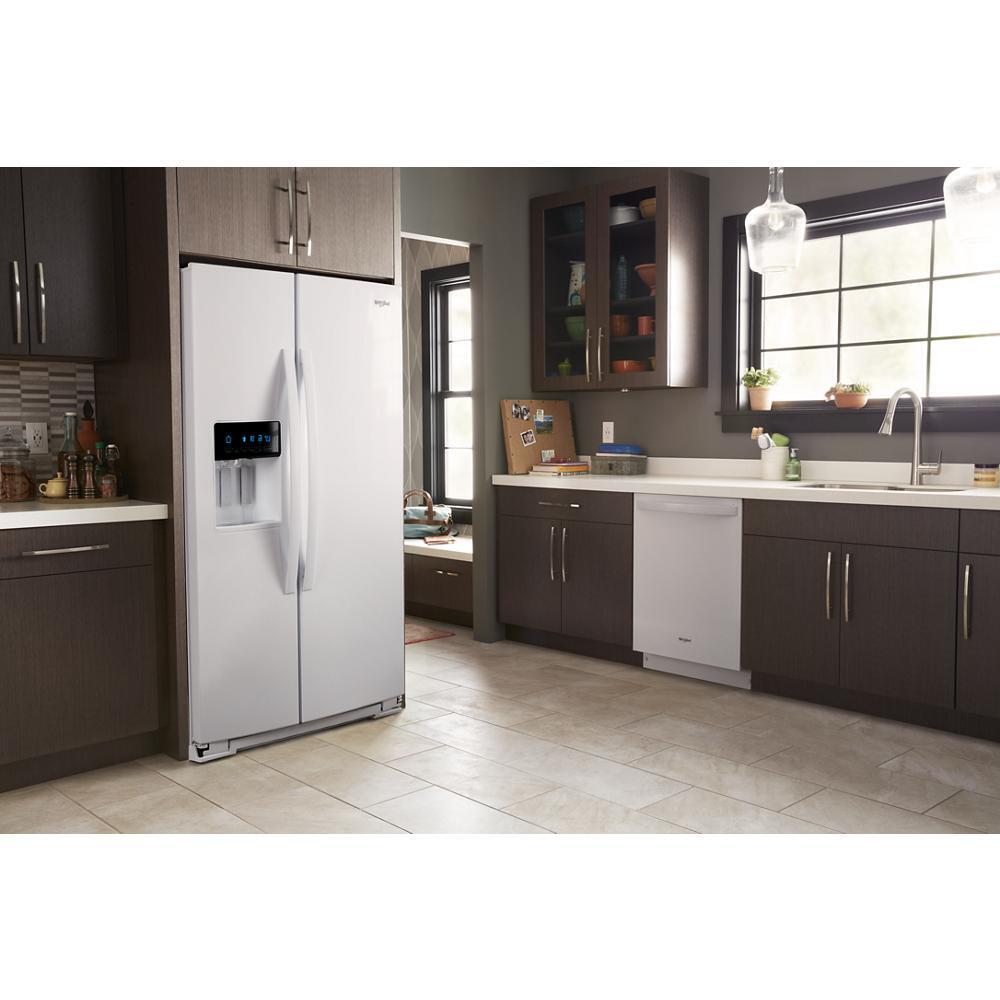 Whirlpool WRS571CIHW 36-inch Wide Counter Depth Side-by-Side Refrigerator - 21 cu. ft.