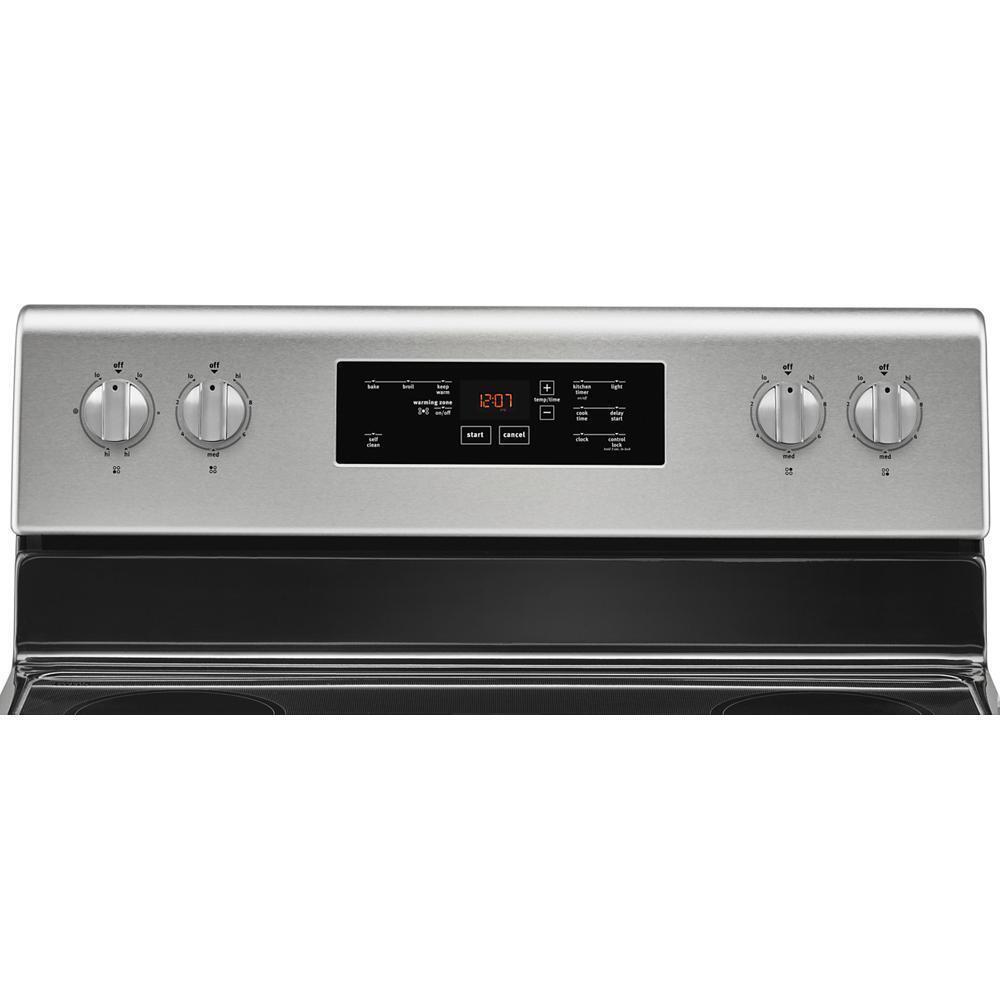 Maytag 30-Inch Wide Electric Range With Shatter-Resistant Cooktop - 5.3 Cu. Ft.