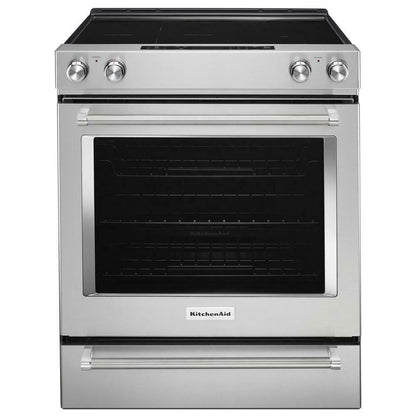 Kitchenaid KSEG700ESS 30-Inch 5-Element Electric Slide-In Convection Range