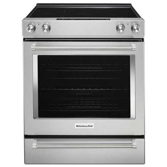 Kitchenaid KSEG700ESS 30-Inch 5-Element Electric Slide-In Convection Range