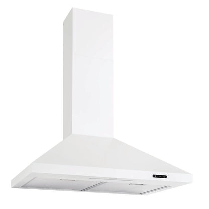 BROAN Broan(R) Elite EW48 Series 30-Inch Pyramidal Chimney Range Hood, 460 Max Blower CFM, White
