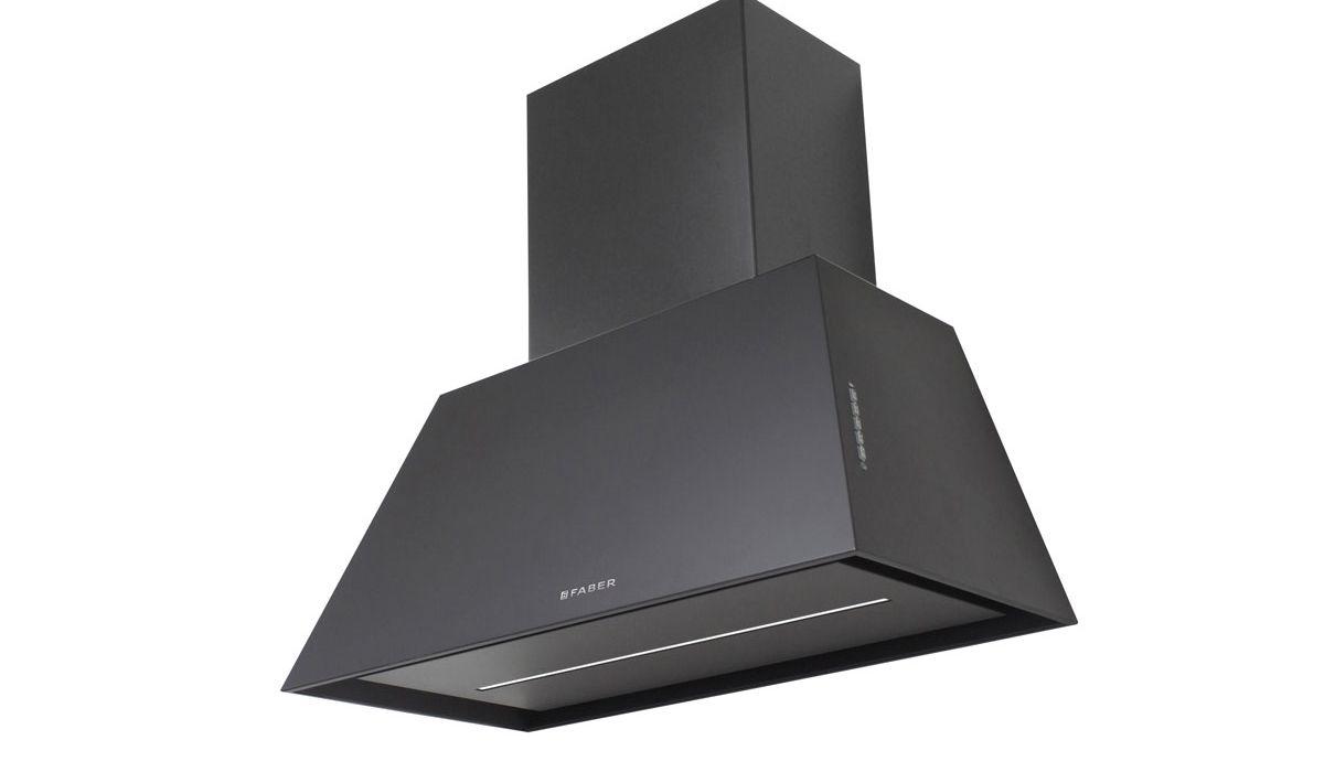 Faber 36" designer series wall hood painted black