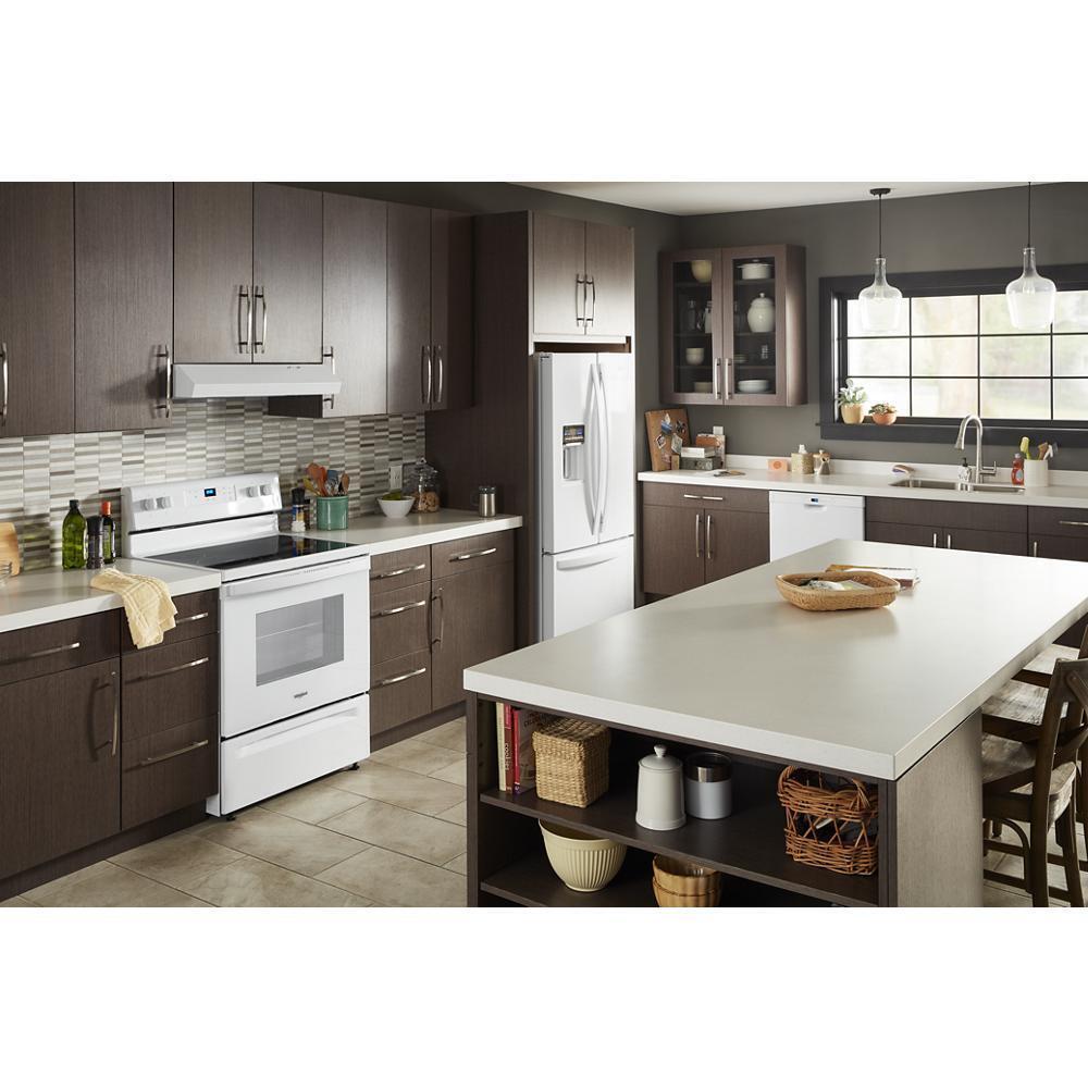 Whirlpool 5.3 cu. ft. Electric Range with Keep Warm Setting.