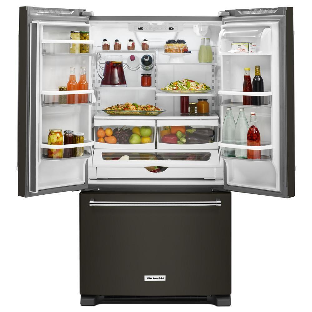 Kitchenaid 20 cu. ft. 36-Inch Width Counter-Depth French Door Refrigerator with Interior Dispense and PrintShield™ Finish