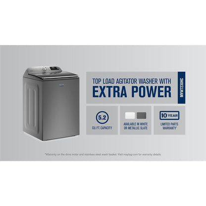 Maytag MVW7230HC Smart Top Load Washer with Extra Power - 5.2 cu. ft.