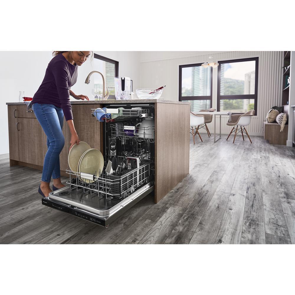 Kitchenaid KDTM604KBS 360(degree) Max Jets™ Third Rack Dishwasher with Fan-Enabled ProDry™ System, 44 dBA