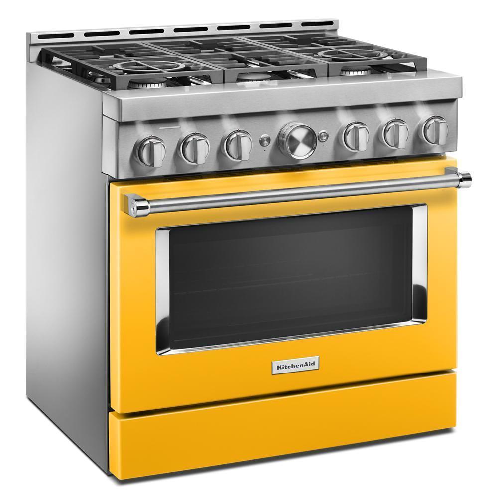 KFGC506JYP KitchenAid® 36'' Smart Commercial-Style Gas Range with 6 Burners