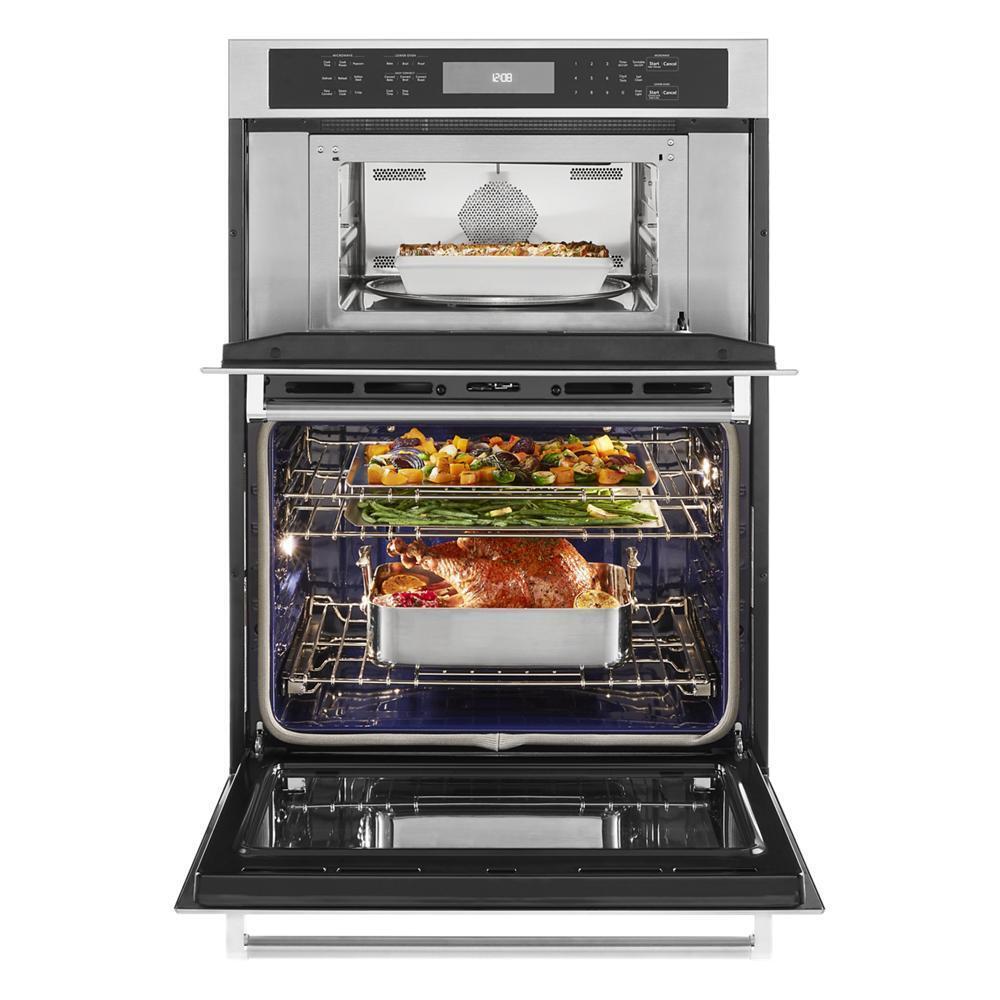 KITCHENAID 30" Combination Wall Oven with Even-Heat(TM) True Convection (Lower Oven)