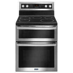 Maytag 30-Inch Wide Double Oven Electric Range With True Convection - 6.7 Cu. Ft.