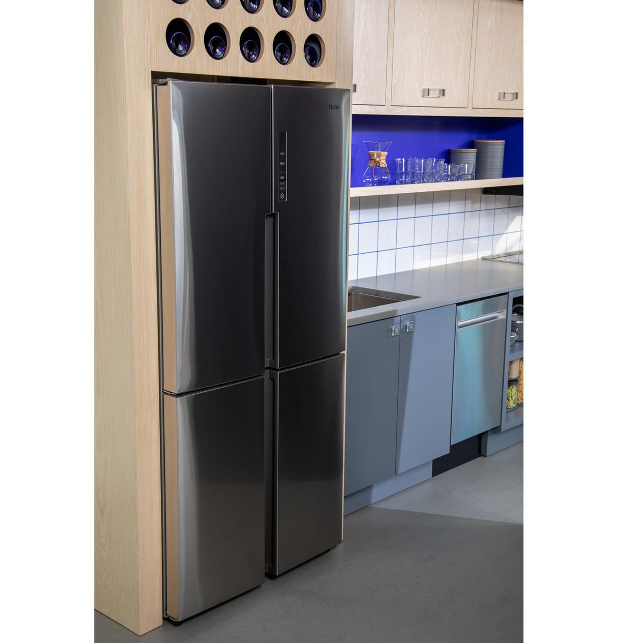 QHE16HYPFS Haier ENERGY STAR® 16.8 Cu. Ft. Quad Door Refrigerator