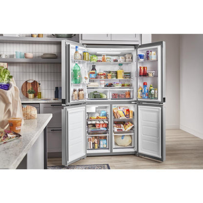Whirlpool WRQA59CNKZ 36-inch Wide Counter Depth 4 Door Refrigerator - 19.4 cu. ft.