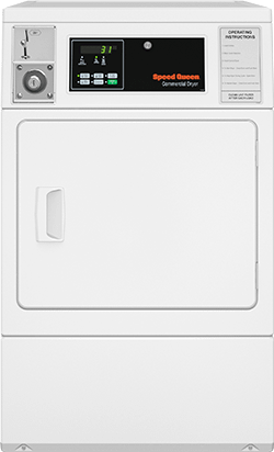 Speed Queen SDENCAGS173TW01 Electric Dryer - Coin-Operated - Front Control