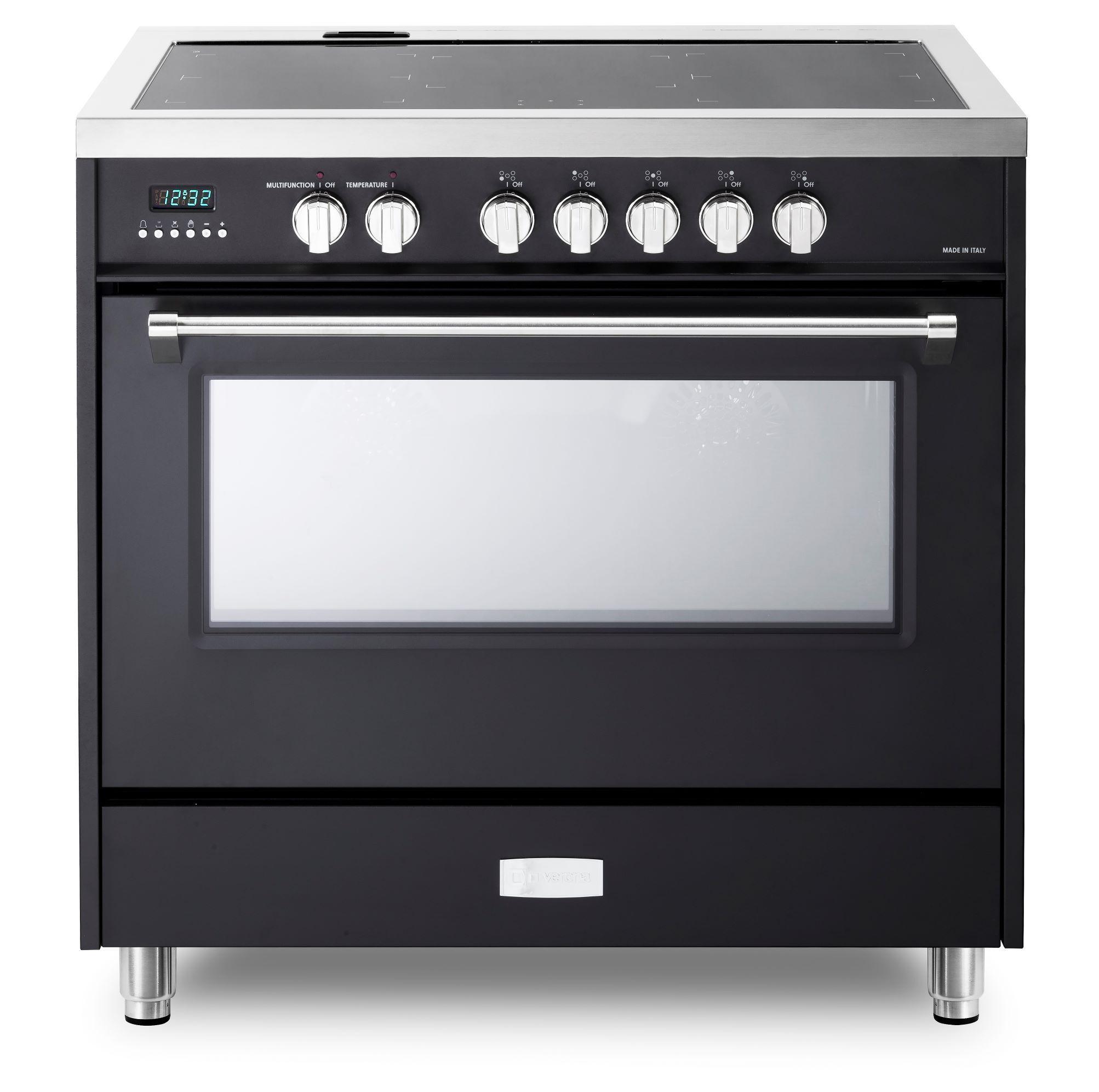 Designer 36" Induction Single Oven Range - Matte Black