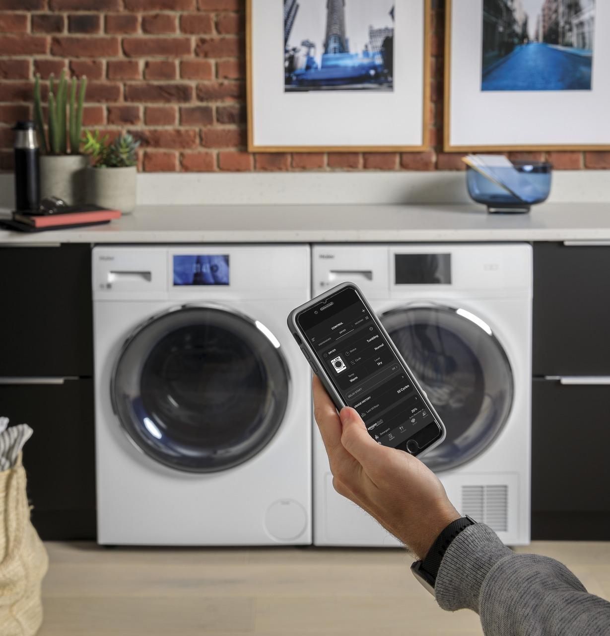 QFW150SSNWW Haier ENERGY STAR® 2.4 Cu. Ft. Smart Frontload Washer