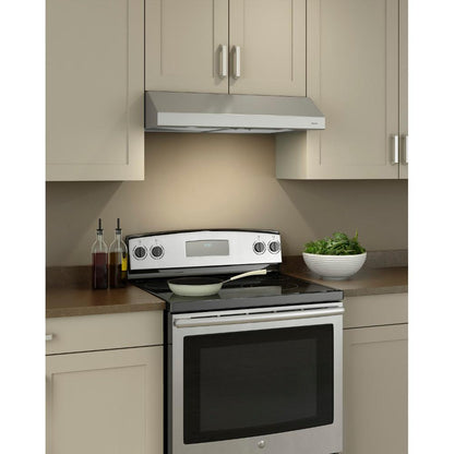 Broan BCSD130SS Glacier 30-Inch 300 Max Blower CFM 5 Sones Stainless Steel Range Hood