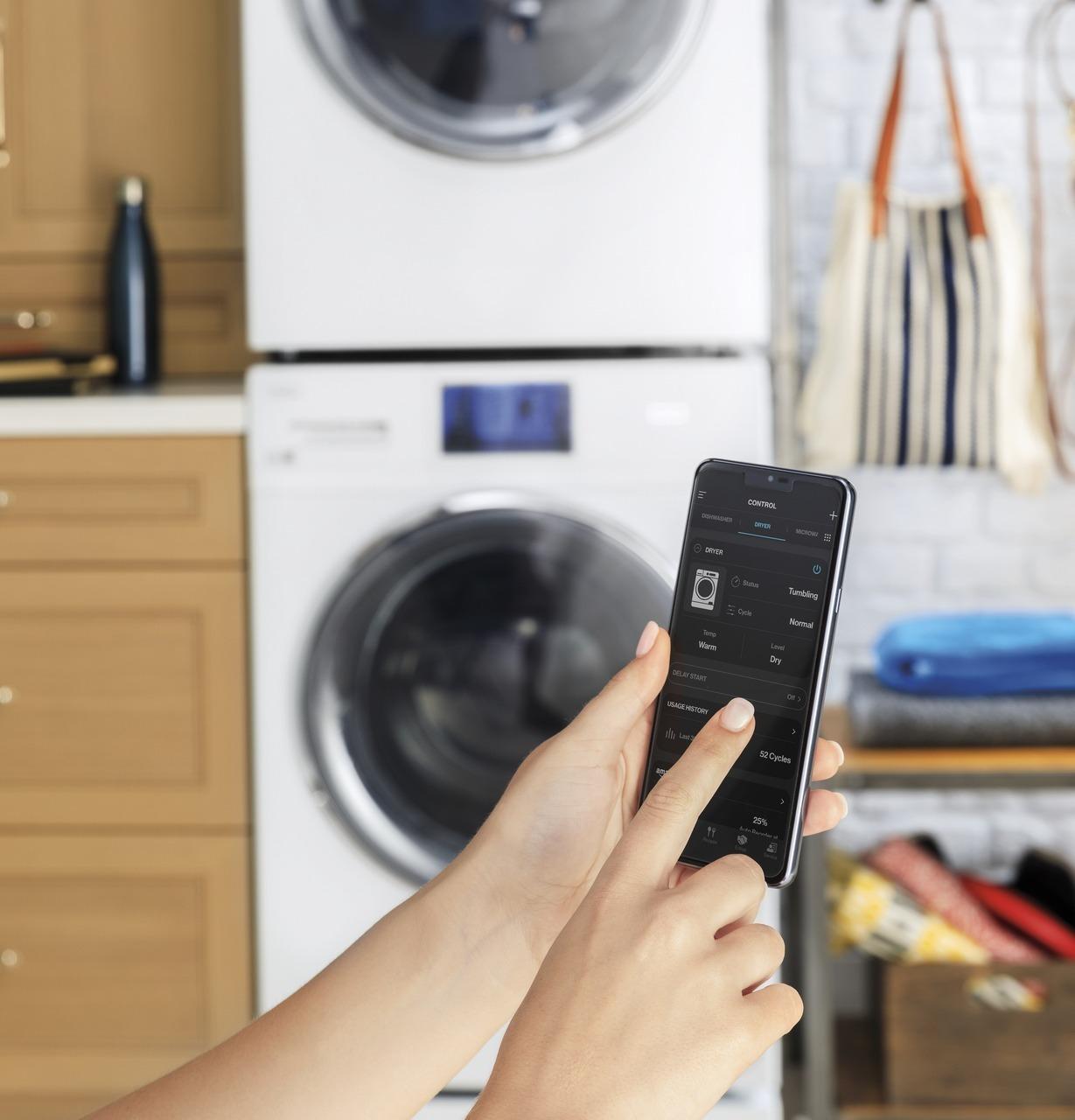 QFW150SSNWW Haier ENERGY STAR® 2.4 Cu. Ft. Smart Frontload Washer