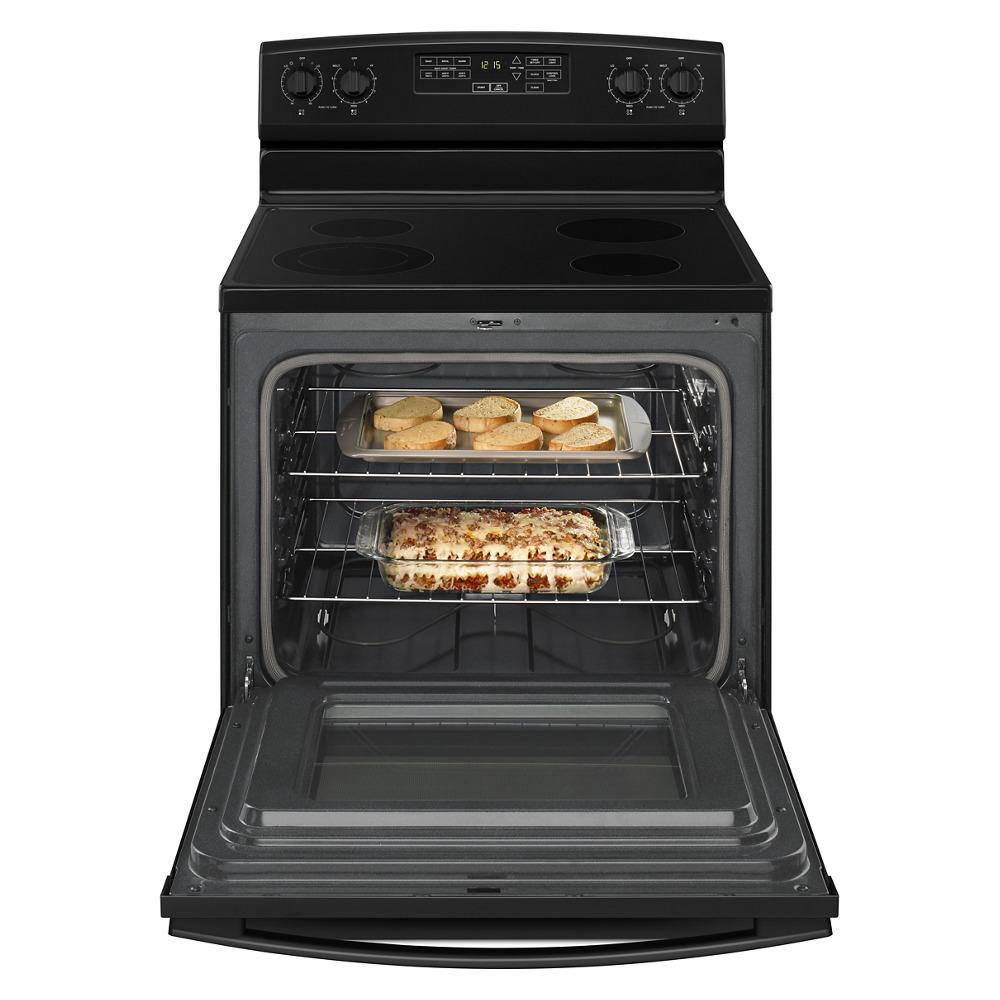 Amana AER6603SFB 30-inch Amana® Electric Range with Extra-Large Oven Window