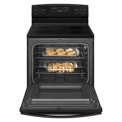 Amana AER6603SFB 30-inch Amana® Electric Range with Extra-Large Oven Window