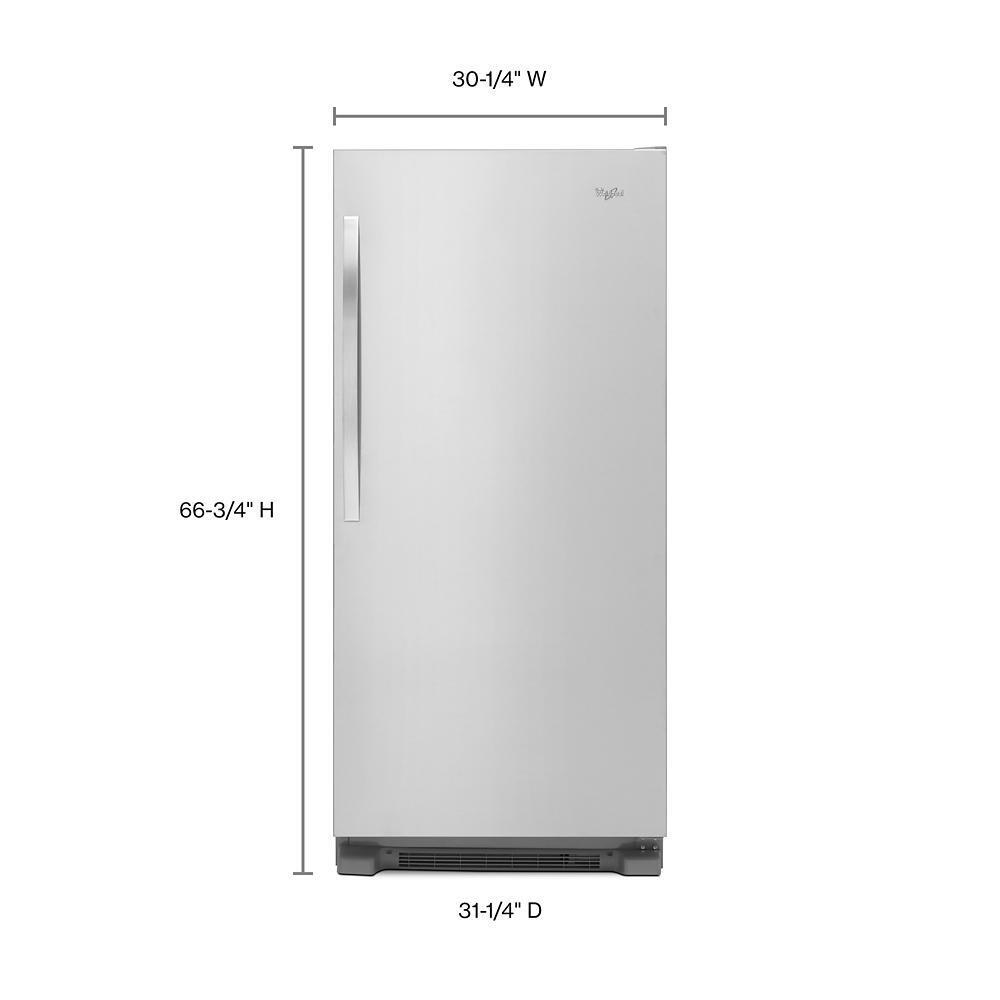 Whirlpool WSR57R18DM 31-inch Wide SideKicks® All-Refrigerator with LED Lighting - 18 cu. ft.