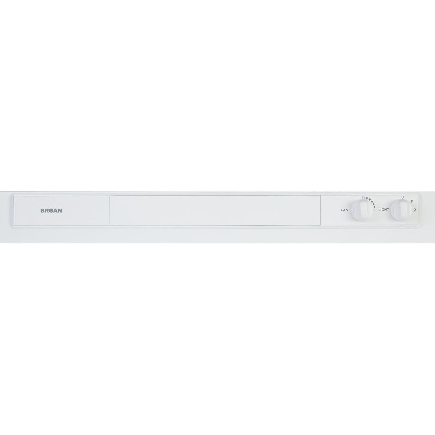 Broan 463011 **DISCONTINUED** Broan® 30-Inch Convertible Under-Cabinet Range Hood, 220 CFM, White