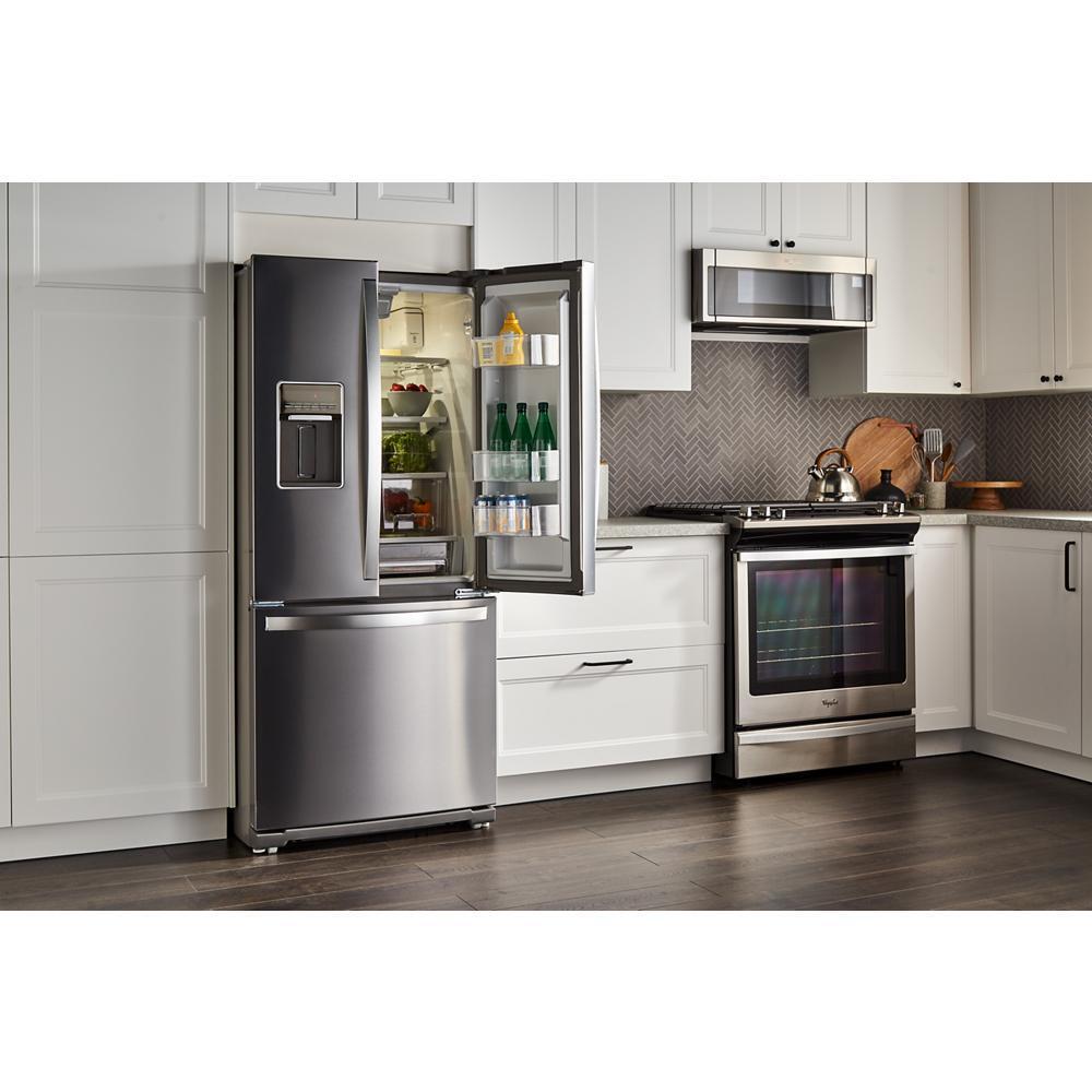 Whirlpool 30-inch Wide French Door Refrigerator - 20 cu. ft.