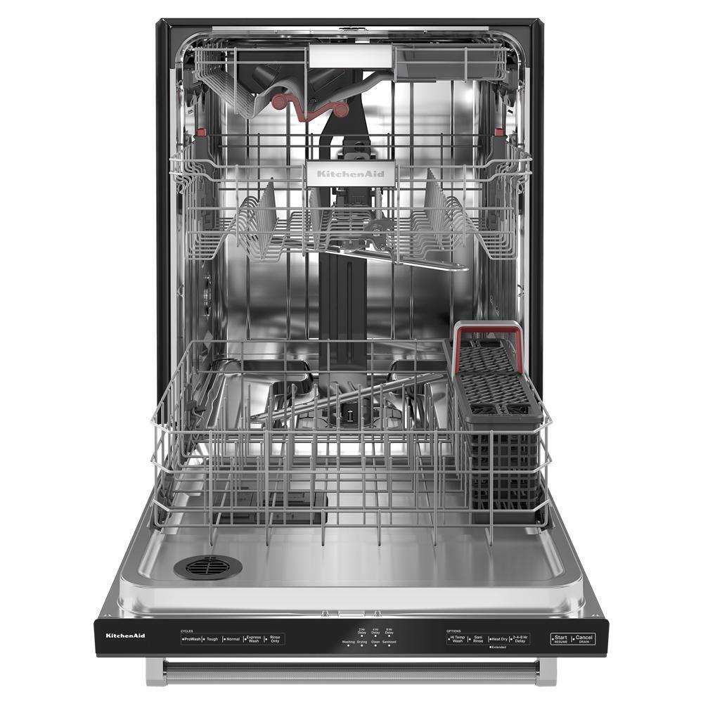 Kitchenaid KDTM404KBS 360(degree) Max Jets™ Third Rack Dishwasher with 50+ Total Wash Jets, 44 dBA