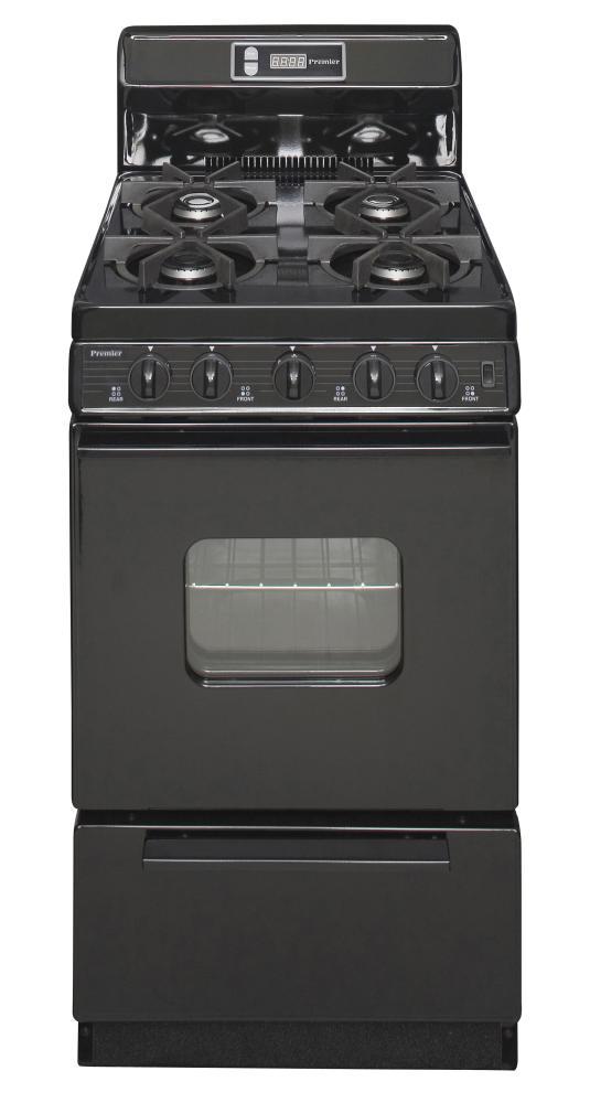 Premier 20 in. Freestanding Gas Range in Biscuit