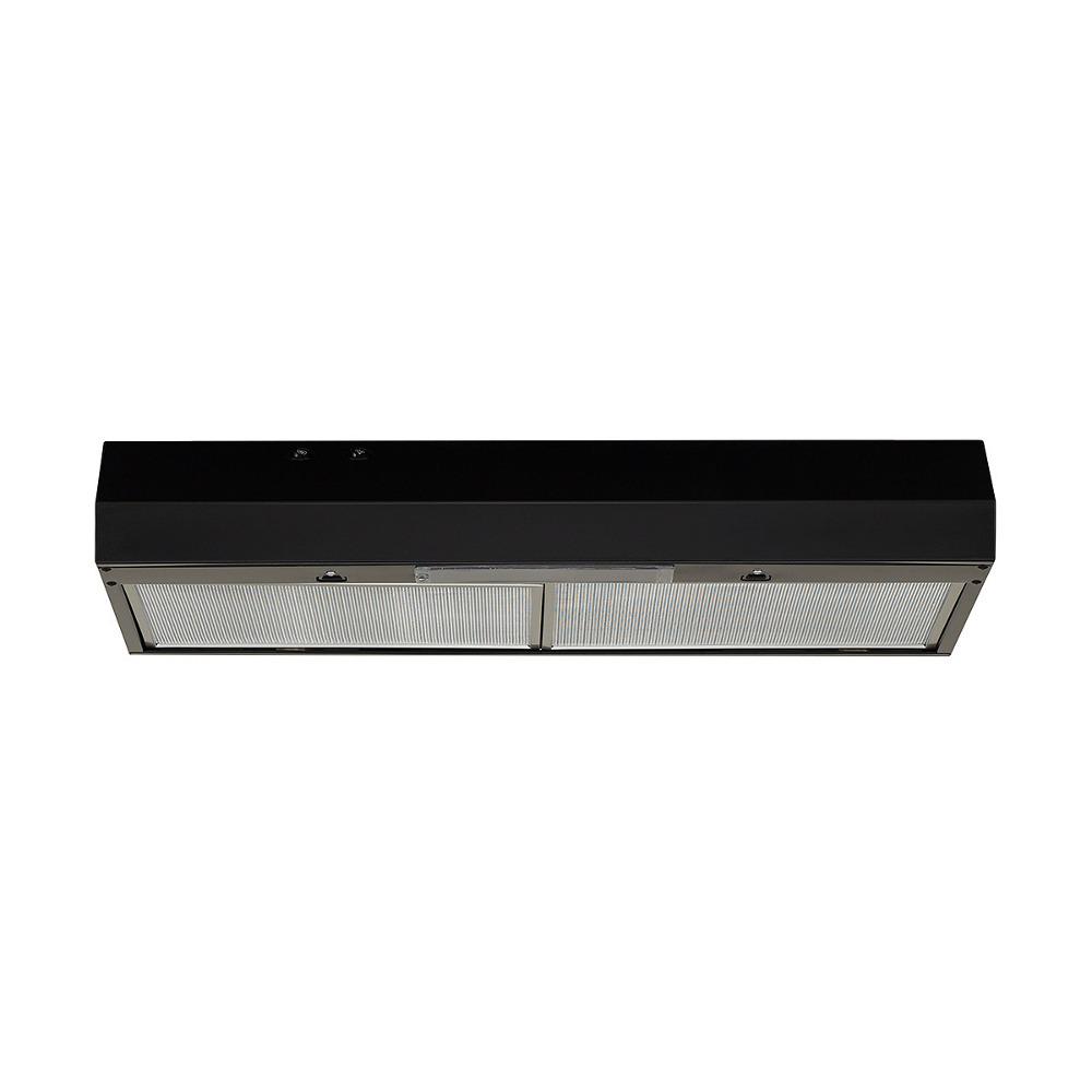 Whirlpool WVU17UC0JB 30" Range Hood with Full-Width Grease Filters