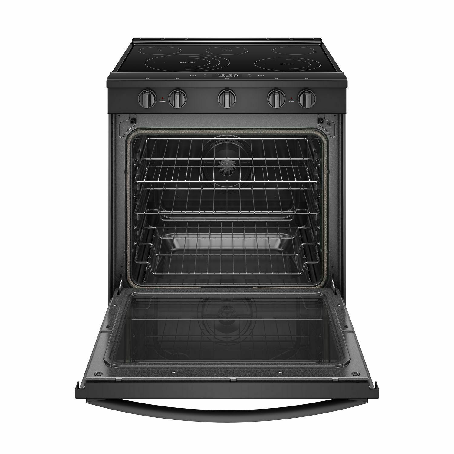 Whirlpool WEE750H0HB 6.4 cu. ft. Smart Slide-in Electric Range with Air Fry, when Connected