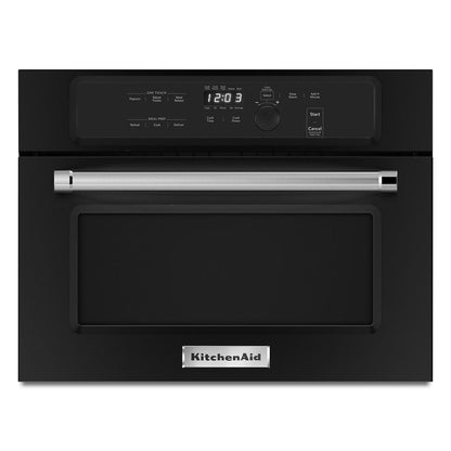 Kitchenaid KMBS104EBL 24" Built In Microwave Oven with 1000 Watt Cooking