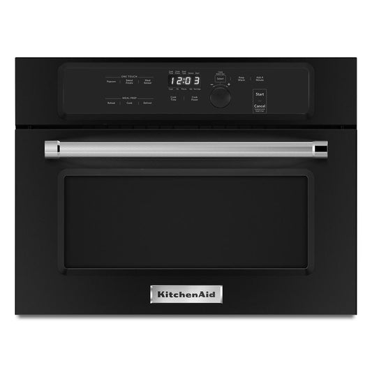 Kitchenaid KMBS104EBL 24" Built In Microwave Oven with 1000 Watt Cooking