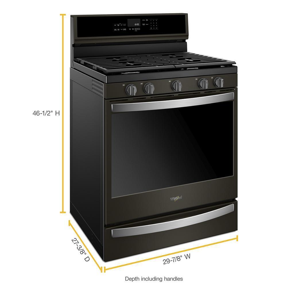 Whirlpool WFG975H0HV 5.8 cu. ft. Smart Freestanding Gas Range with EZ-2-Lift™ Grates