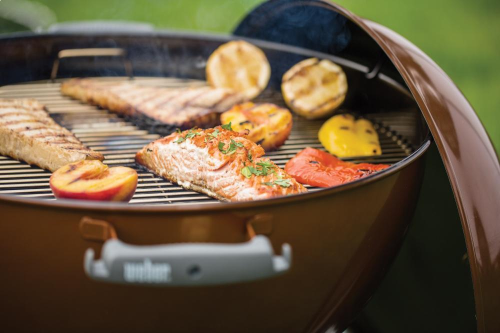 Weber 14402001 Original Kettle Premium Charcoal Grill 22" - Copper