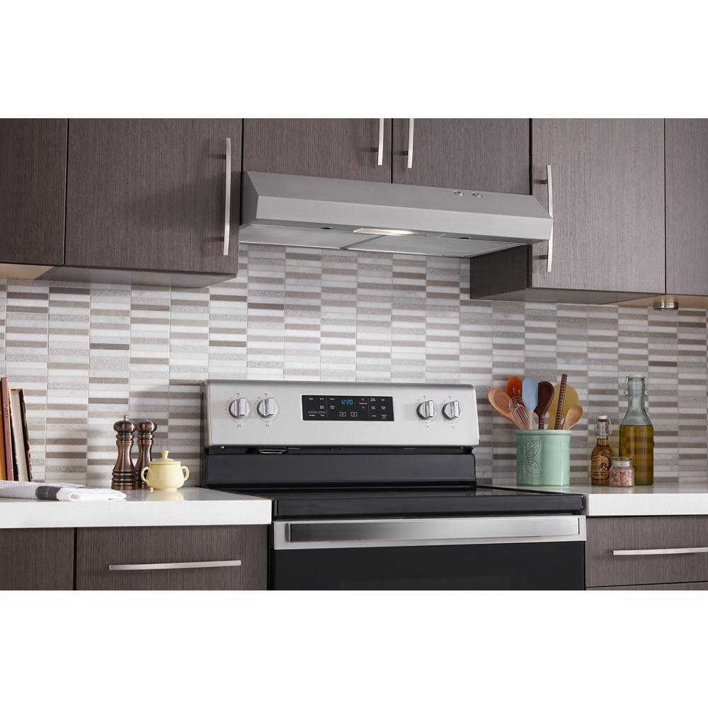 Whirlpool 5.3 cu. ft. Whirlpool® electric range with Frozen Bake™ technology